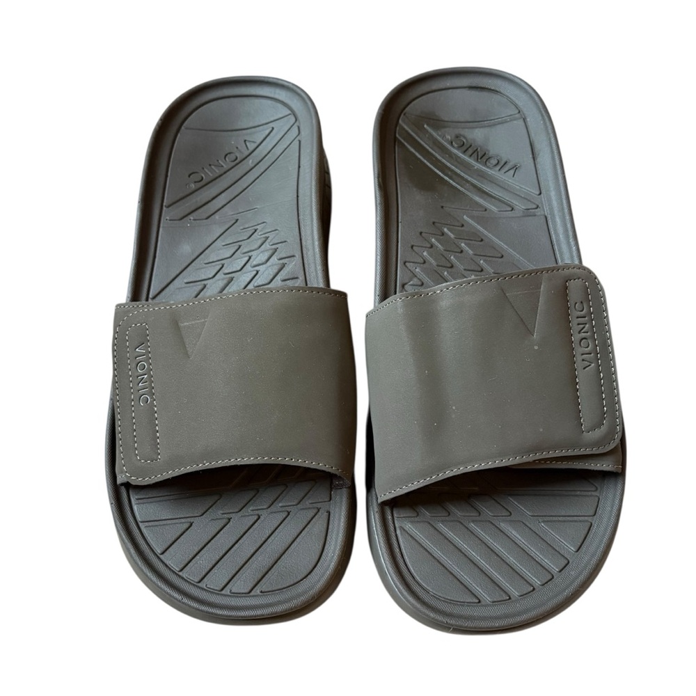 New VIONIC‎ Rejuvenate Brown Recovery Slides Size 11.5